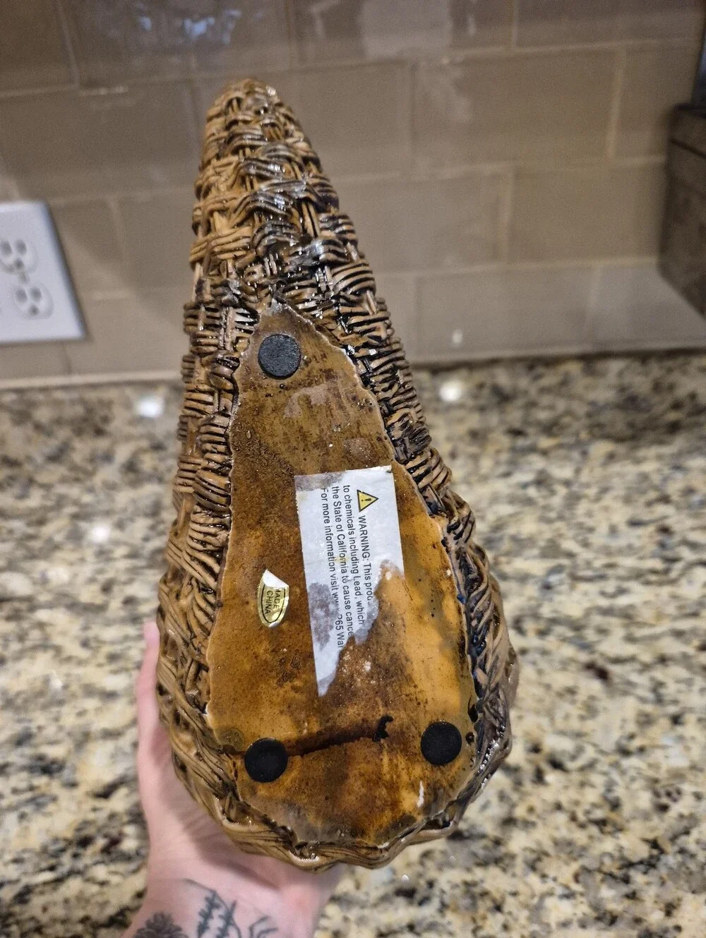 Vintage Ceramic Cornucopia